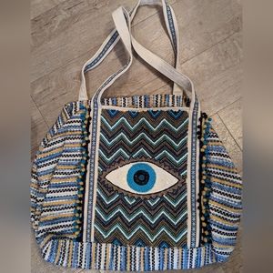 America & Beyond Beaded Tote